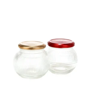 glass jars for yogurt