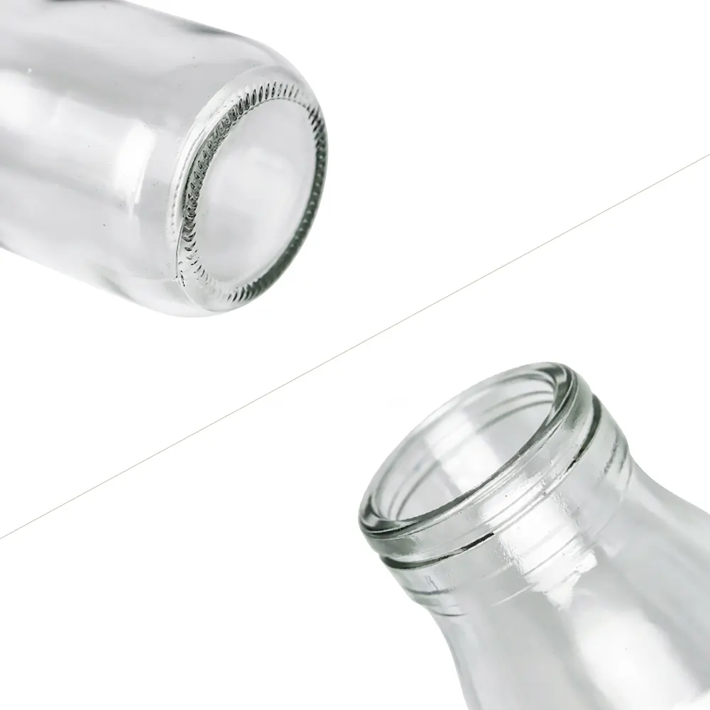 glass milk bottle
