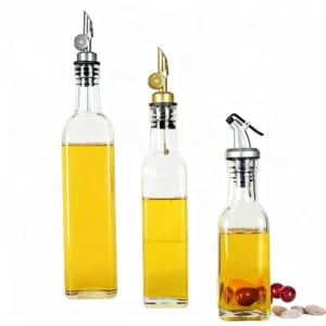 glass oil bottles