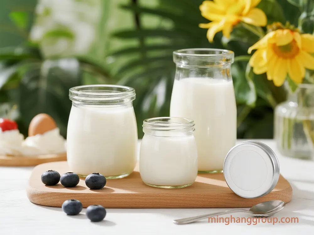 glass yogurt jars manufacturer