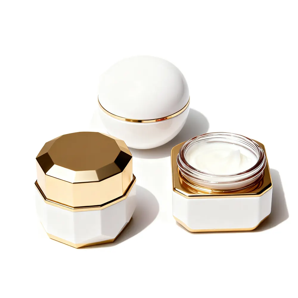glass cosmetic jars