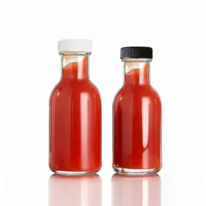 glass sauce bottles