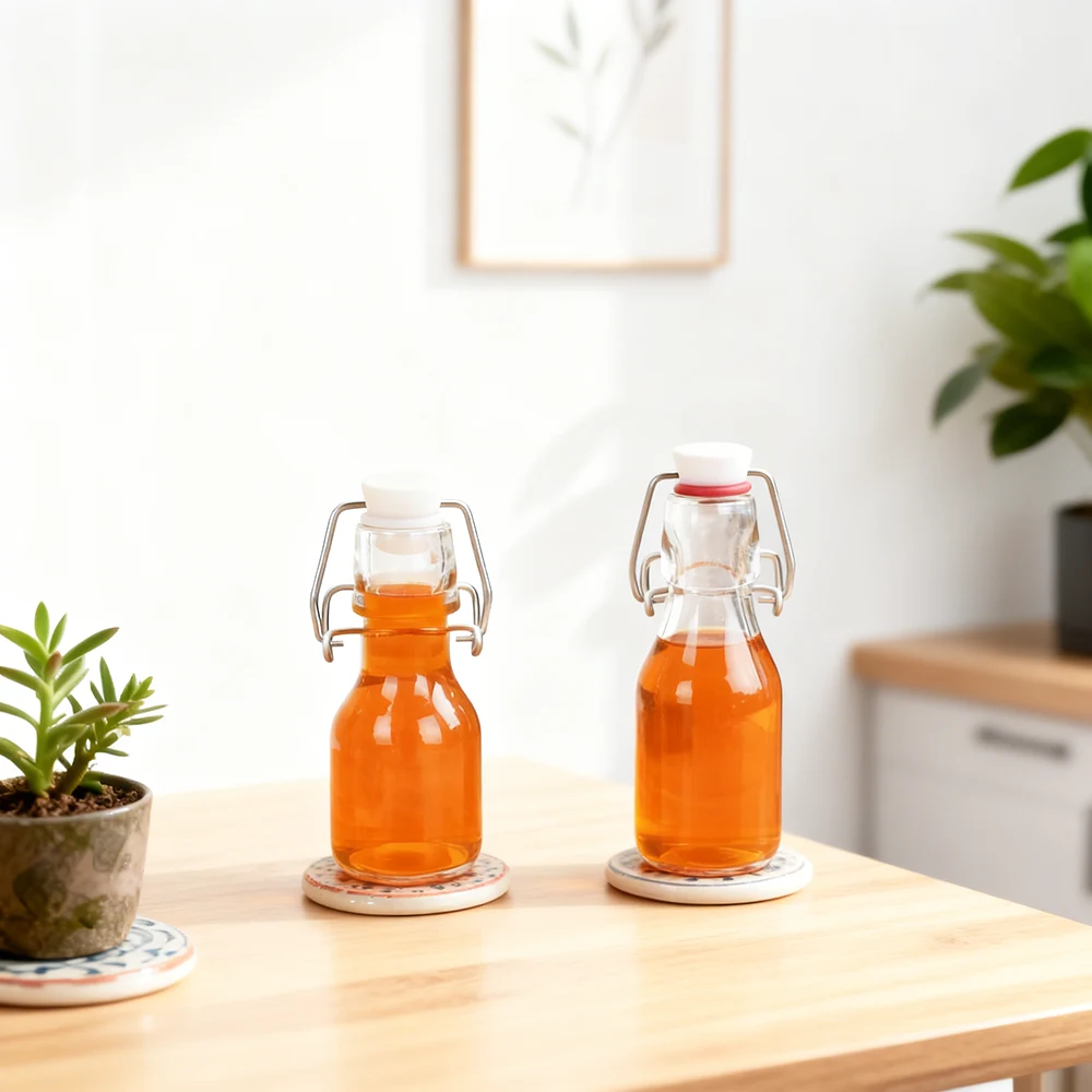 small flip top bottles