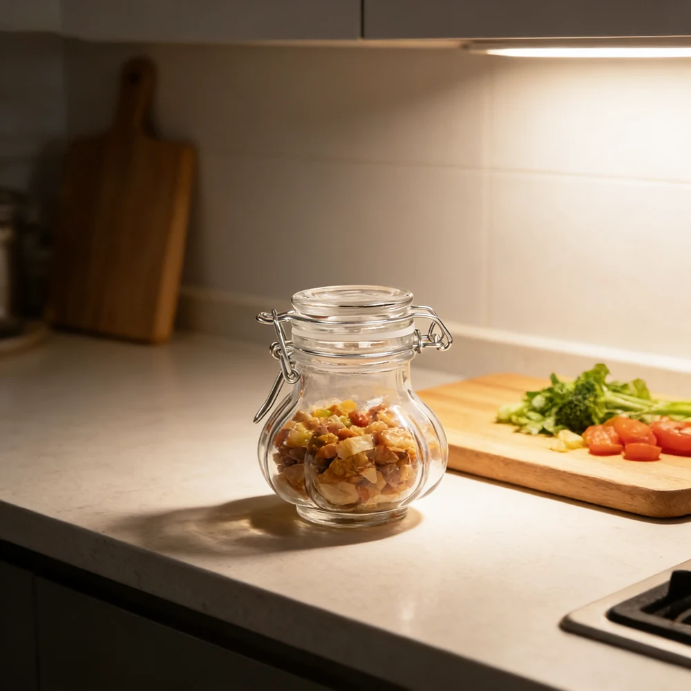 airtight jar glass