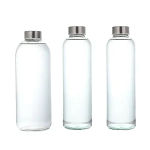 clear water bottle