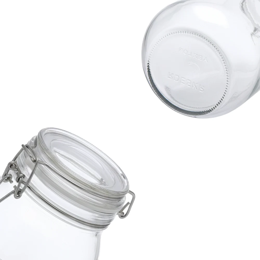 large glass storage jars