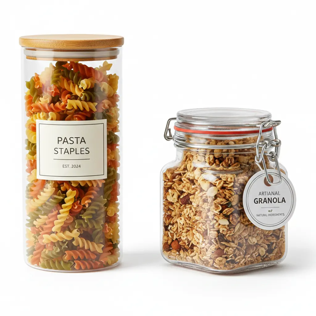 Glass Food Storage Jars