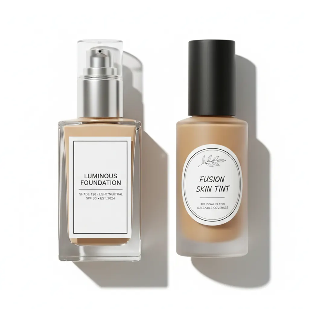 Glass Foundation Bottles