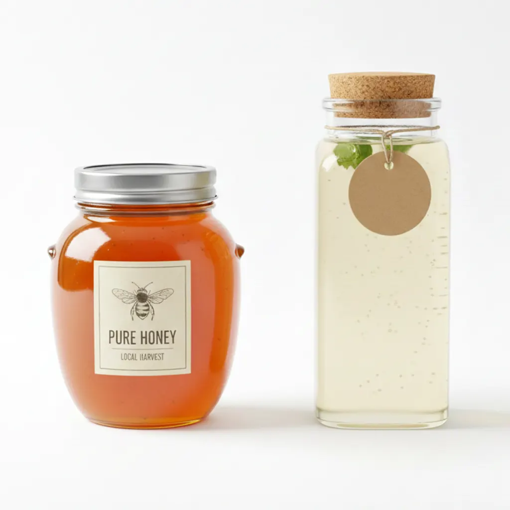 Glass Honey Jars
