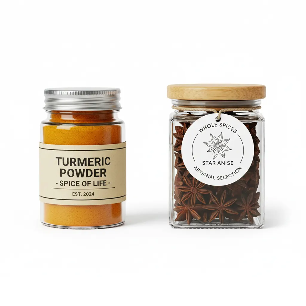 Glass Spice Jars​