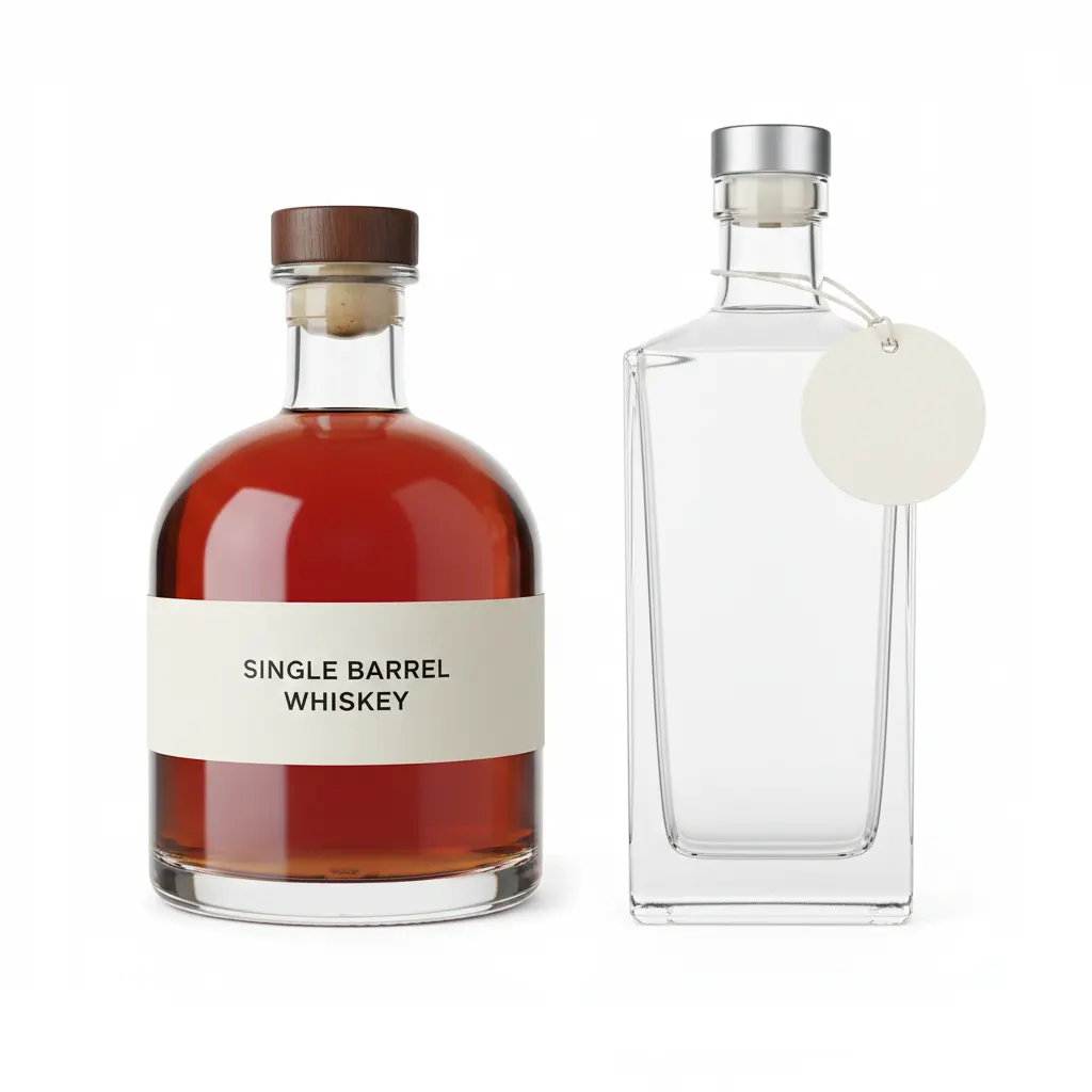 Glass Spirit Bottles