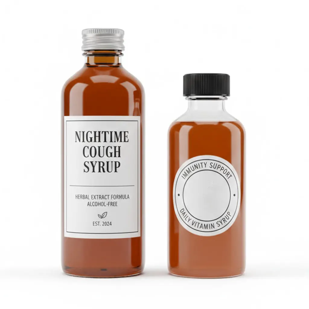 Pharmaceutical Syrup Bottles