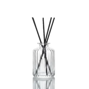 clear glass diffuser bottles
