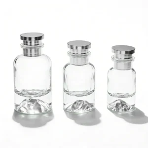 empty perfume glass bottles