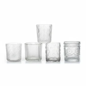 glass candle vessels