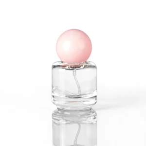 pink perfume bottle