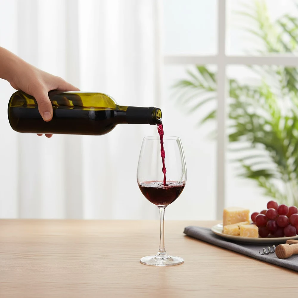 garrafas pequenas de vinho tinto