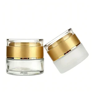 cosmetic jars with lids