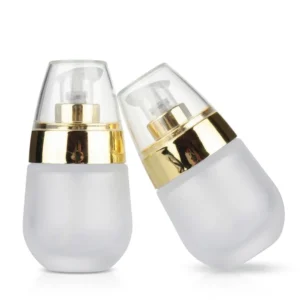 glass cosmetic bottles