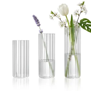tall glass vases
