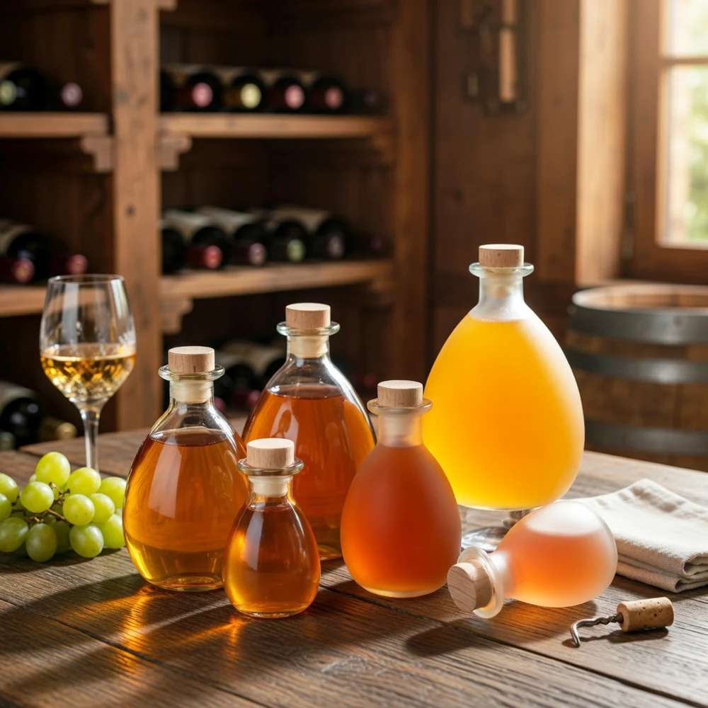 bouteilles en verre pour alcool