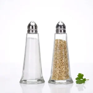 glass spice bottles with shaker