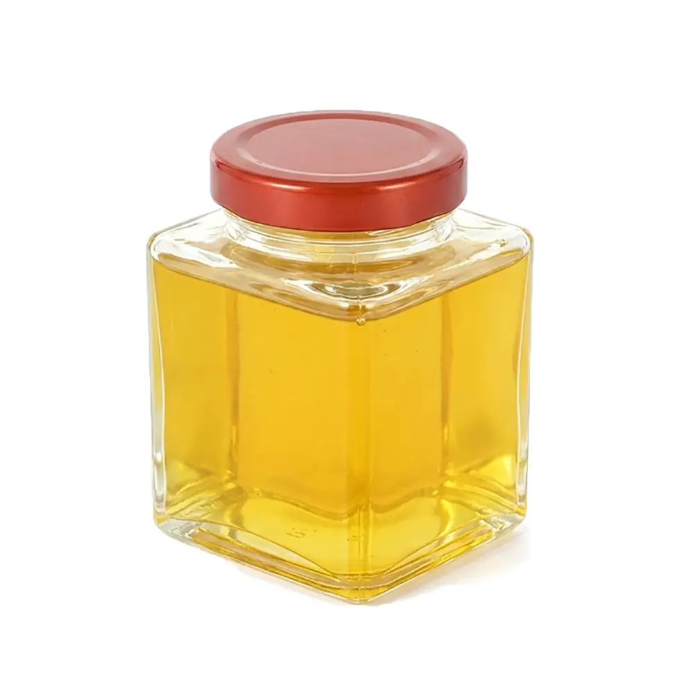 square honey jar