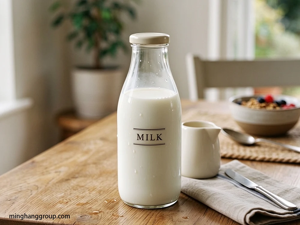 glass milk bottle factory