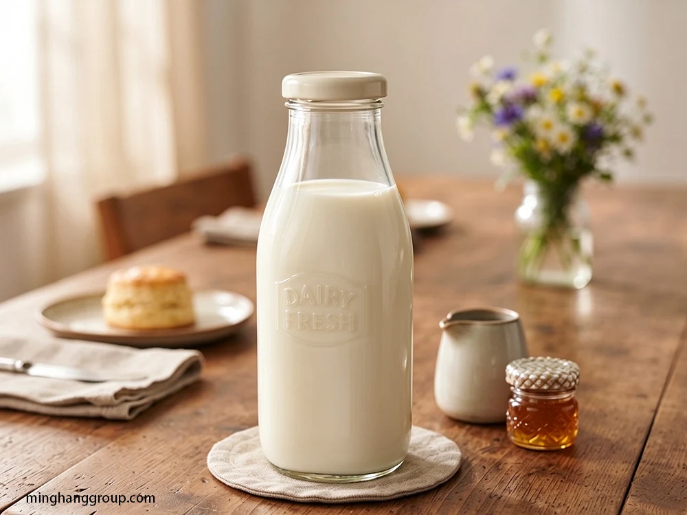glass milk bottle factory