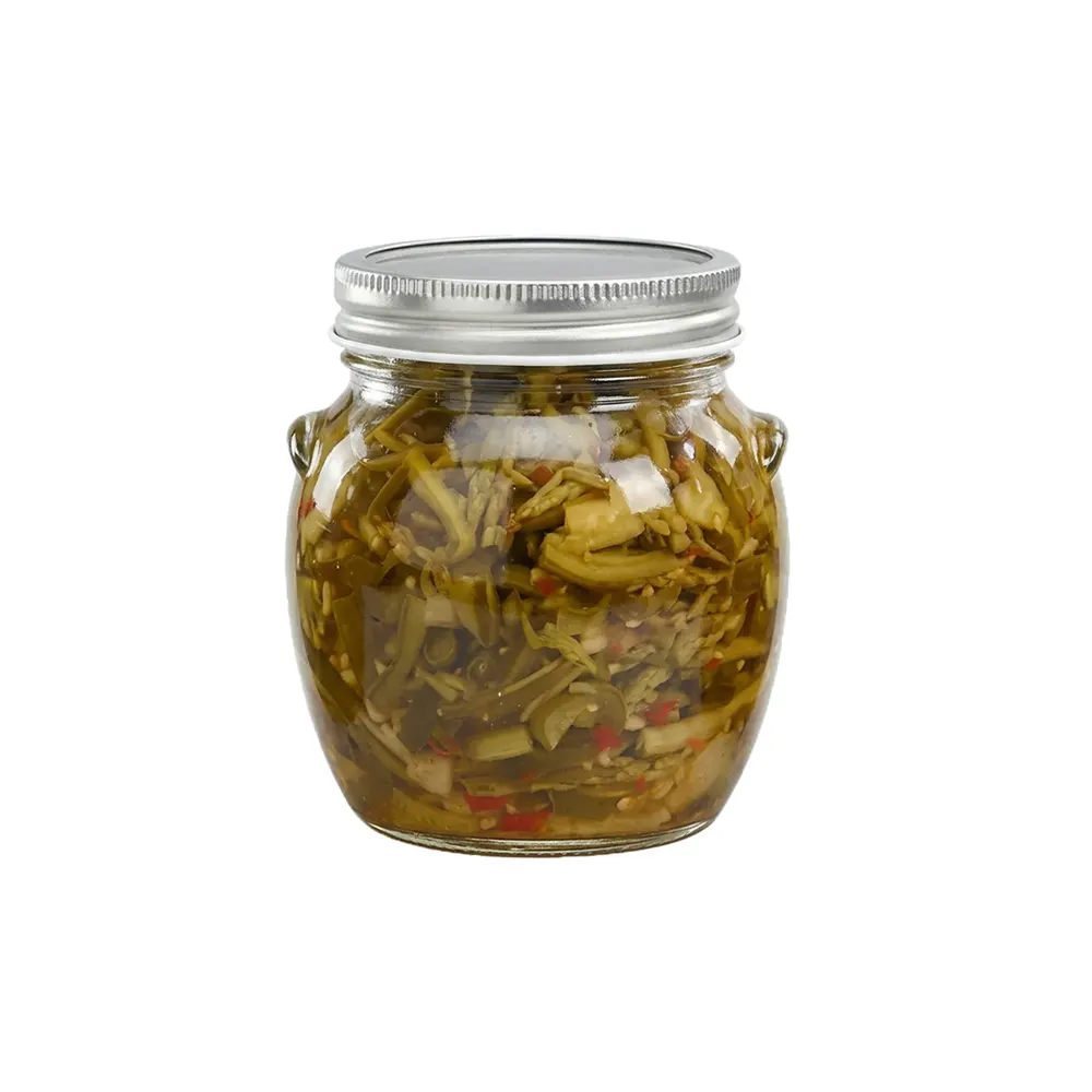 handled pickle jars