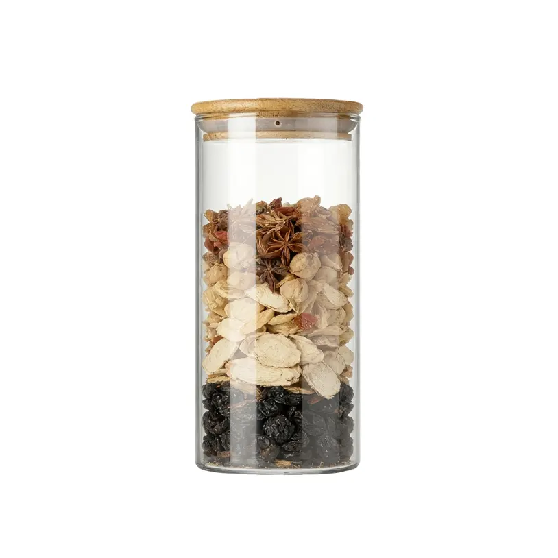 round glass jars
