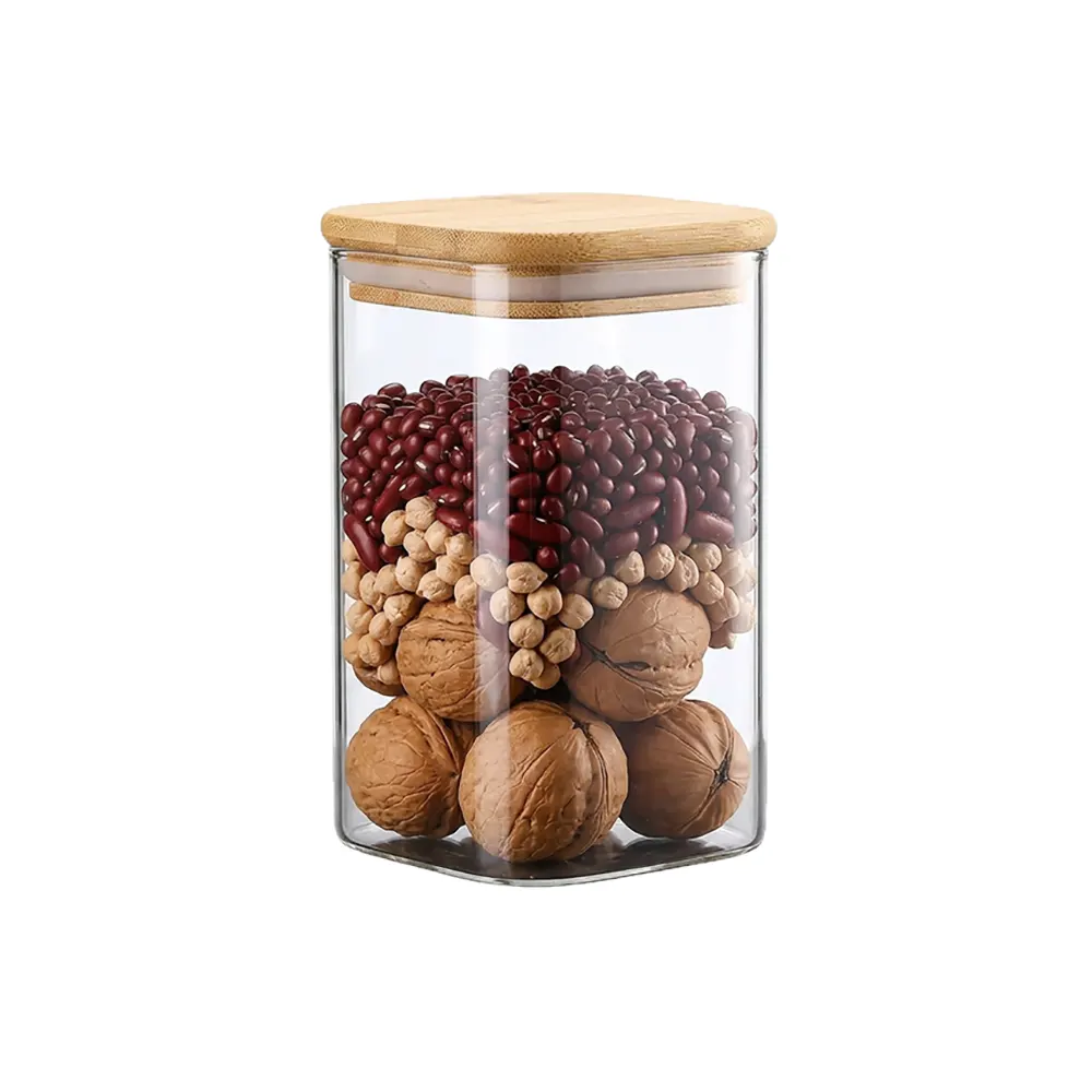 square glass jars