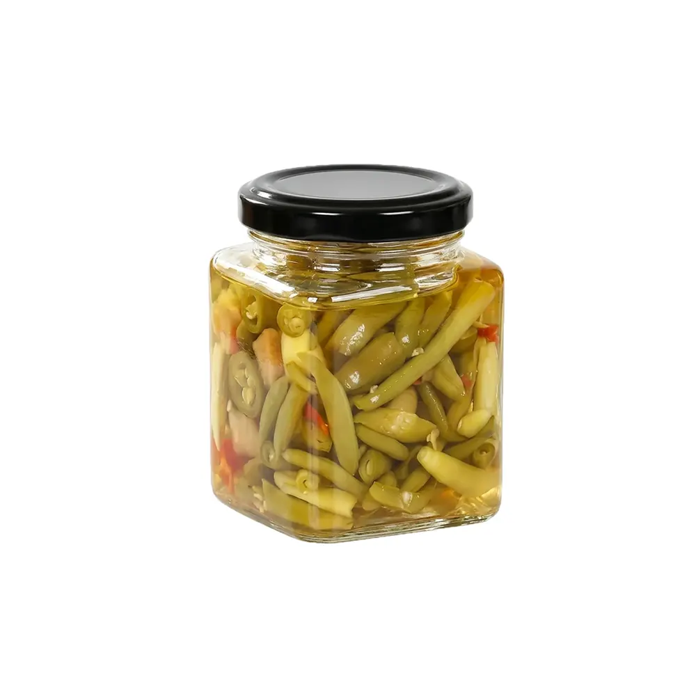 square pickle jars